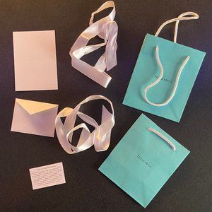 Two Tiffany & Co. authentic shopping bags